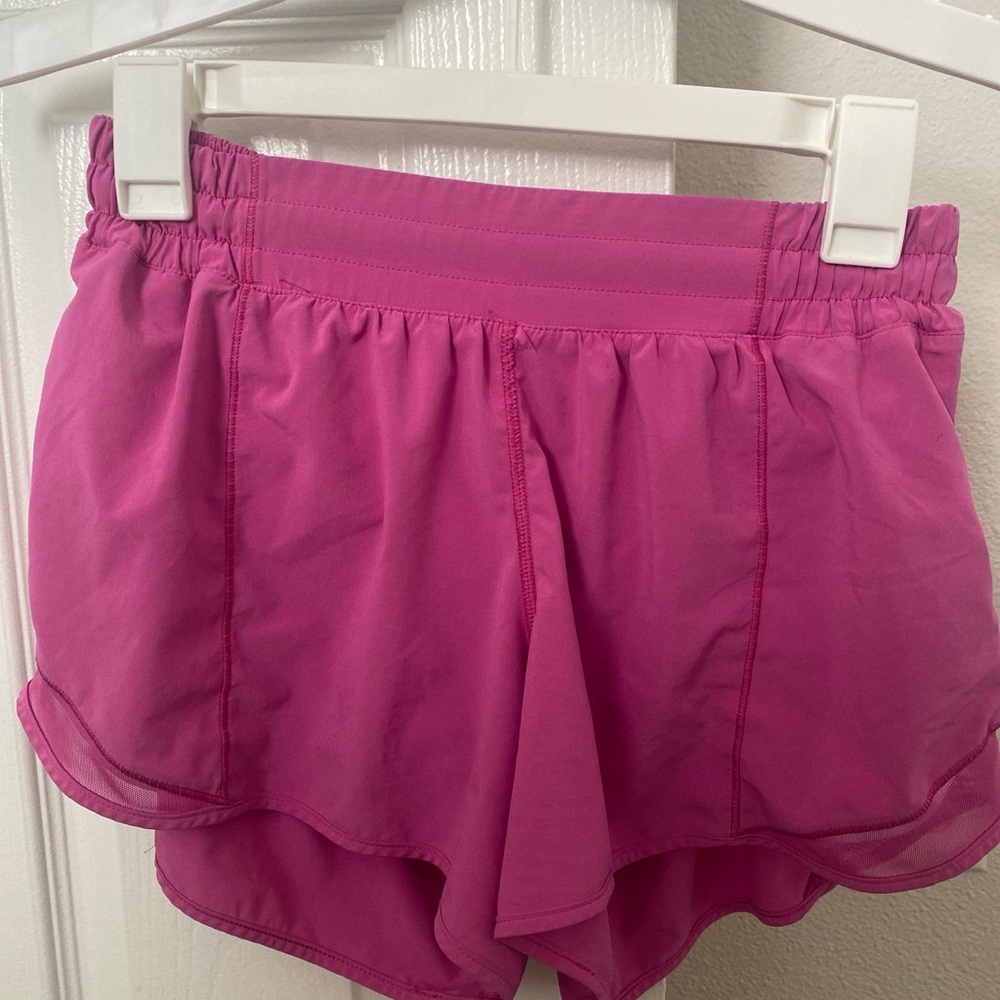 Lululemon Athletica Pink Athletic Shorts with Elastic Waistband
